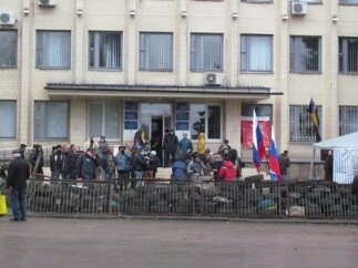 В Краматорске протестующие освободили здание горотдела милиции