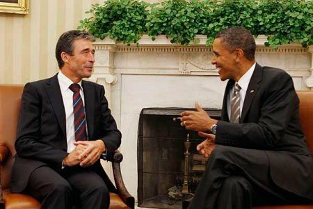 Генсек НАТО обсудит с Обамой ситуацию на Украине