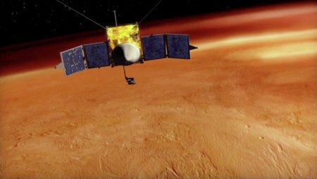 NASA: зонд Maven добрался к орбите Марса