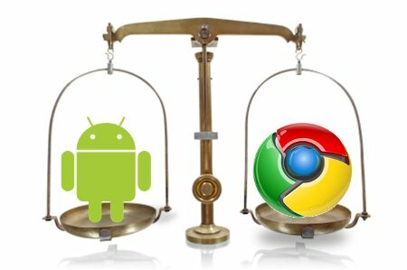 Google планируют объединить Chrome и Android