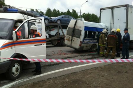 Под Волгоградом ДТП с маршруткой, есть погибшие
